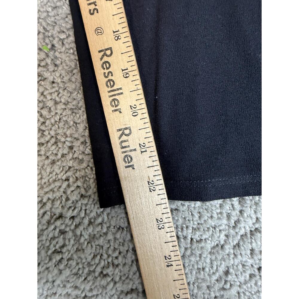 Eileen Fisher Pants Womens 3X Black Cropped Pull On Stretch Wide Leg 23 Inseam - Picture 7 of 15